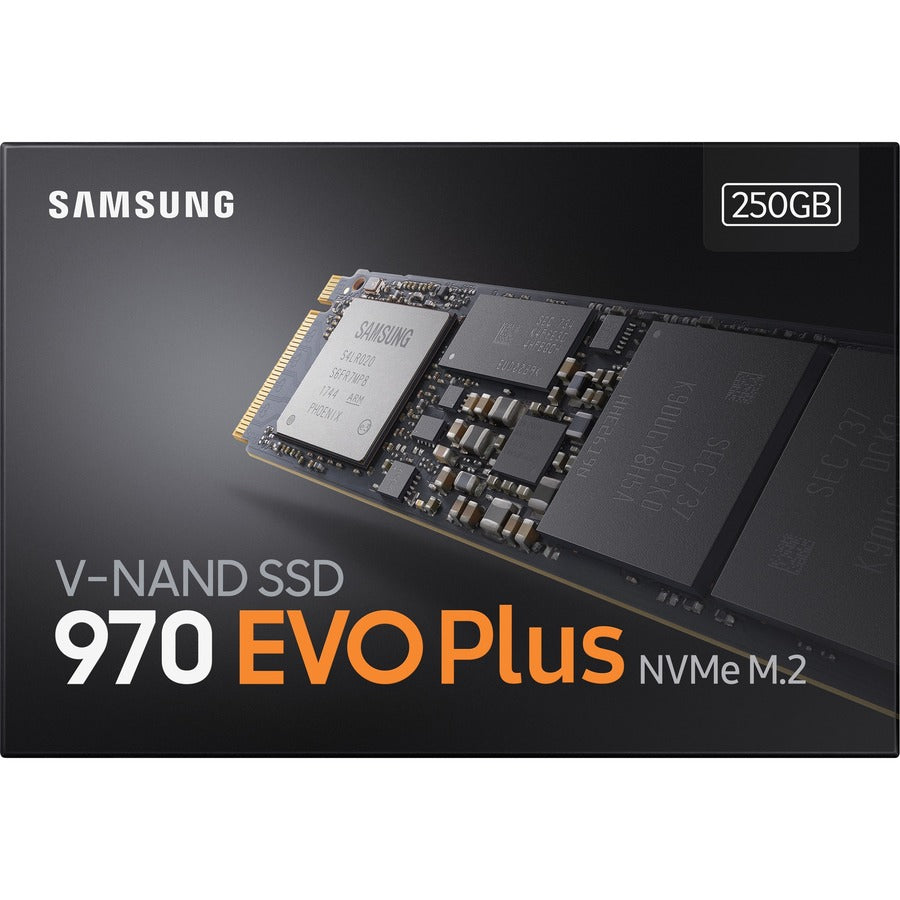 Samsung 970 EVO Plus 250 GB Solid State Drive - M.2 Internal - PCI Express MZ-V7S250B/AM