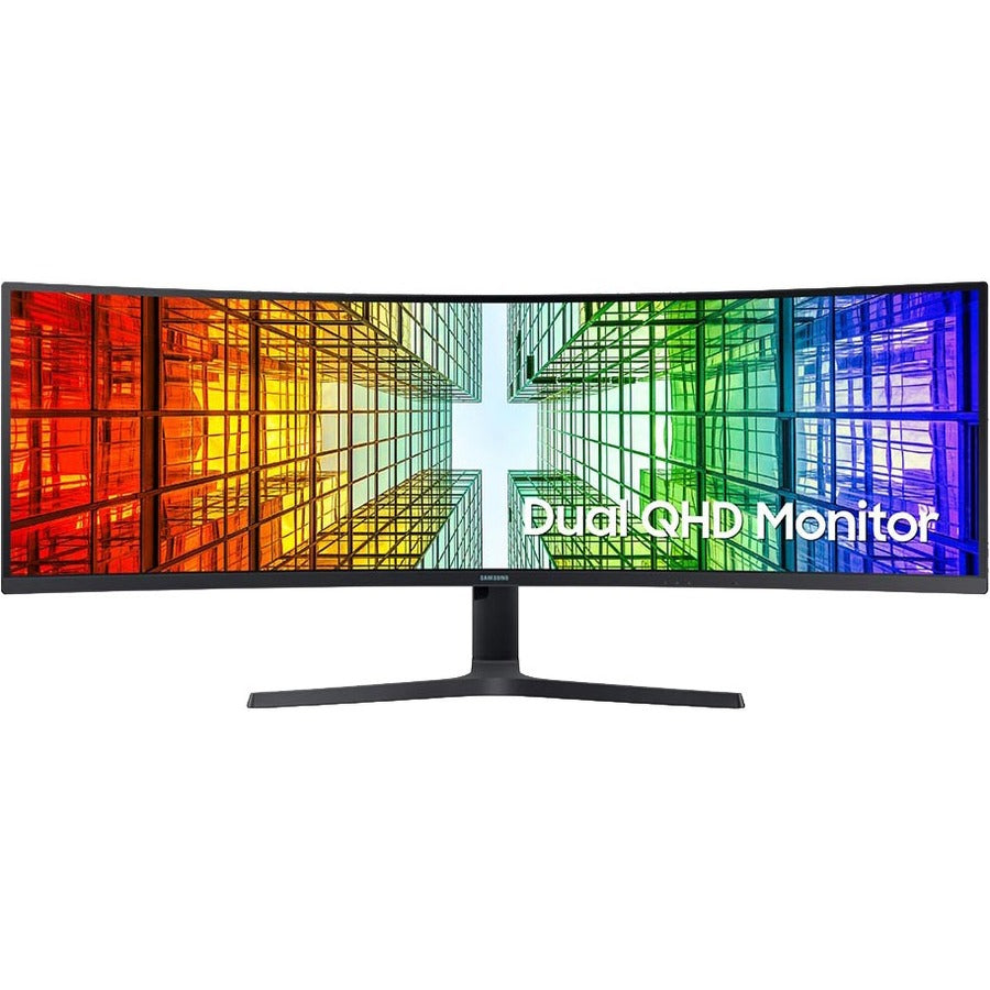 Samsung S49A950U 49" Dual Quad HD (DQHD) Curved Screen Quantum Dot LED LCD Monitor - 32:9 - Charcoal Black LS49A950UINXZA