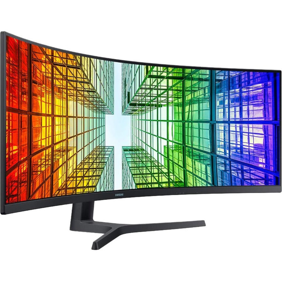 Samsung S49A950U 49" Dual Quad HD (DQHD) Curved Screen Quantum Dot LED LCD Monitor - 32:9 - Charcoal Black LS49A950UINXZA