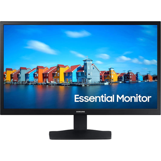 Samsung Essential S24A338NHN 24" Full HD LCD Monitor - 16:9 - Black LS24A338NHNXZA