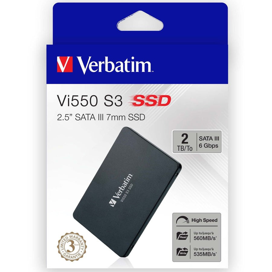 Verbatim Vi550 2 TB Solid State Drive - 2.5" Internal - SATA (SATA/600) 70394