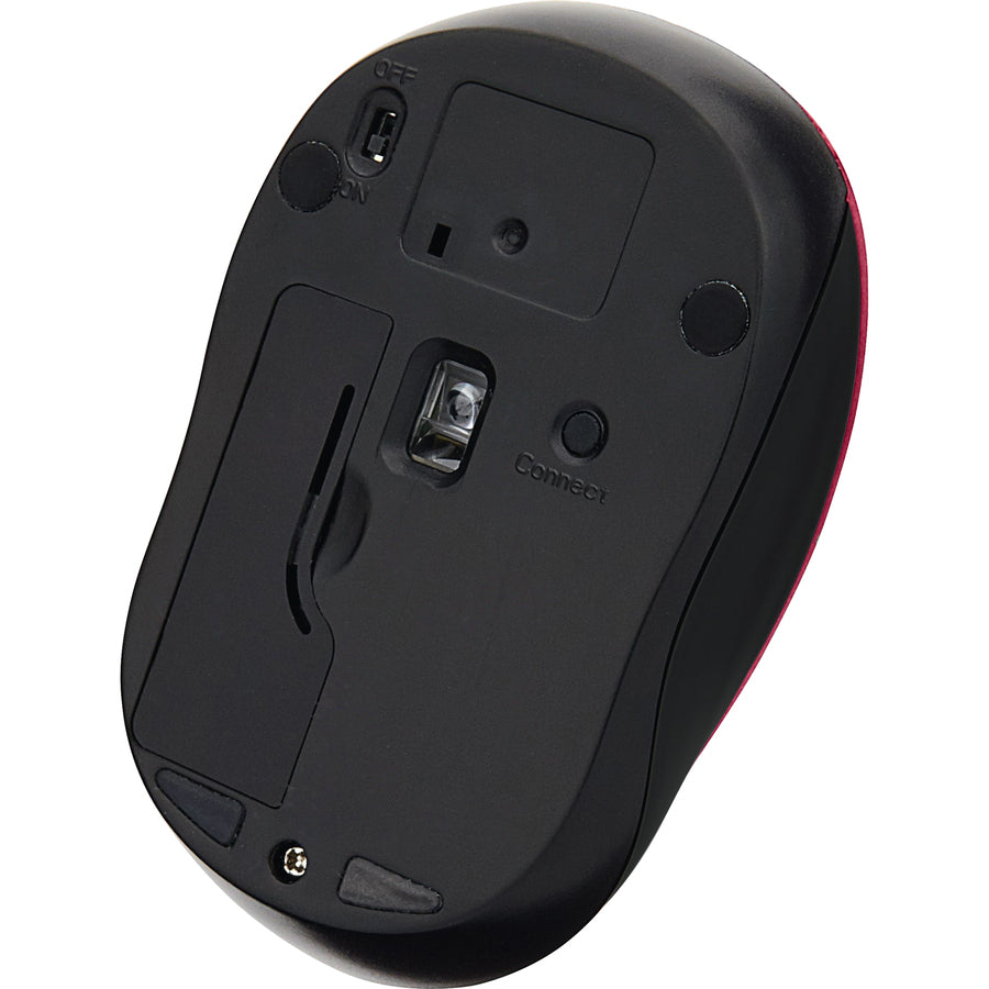 Verbatim Silent Wireless Blue LED Mouse - Red 99780