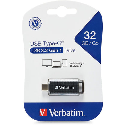 Verbatim 32GB USB Type-C USB 3.2 Gen 1 Flash Drive 70903