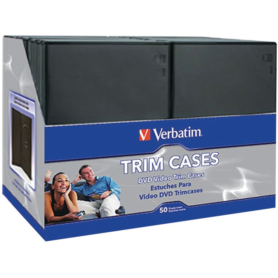 Verbatim CD/DVD Black Video Trimcases - 50pk 95094