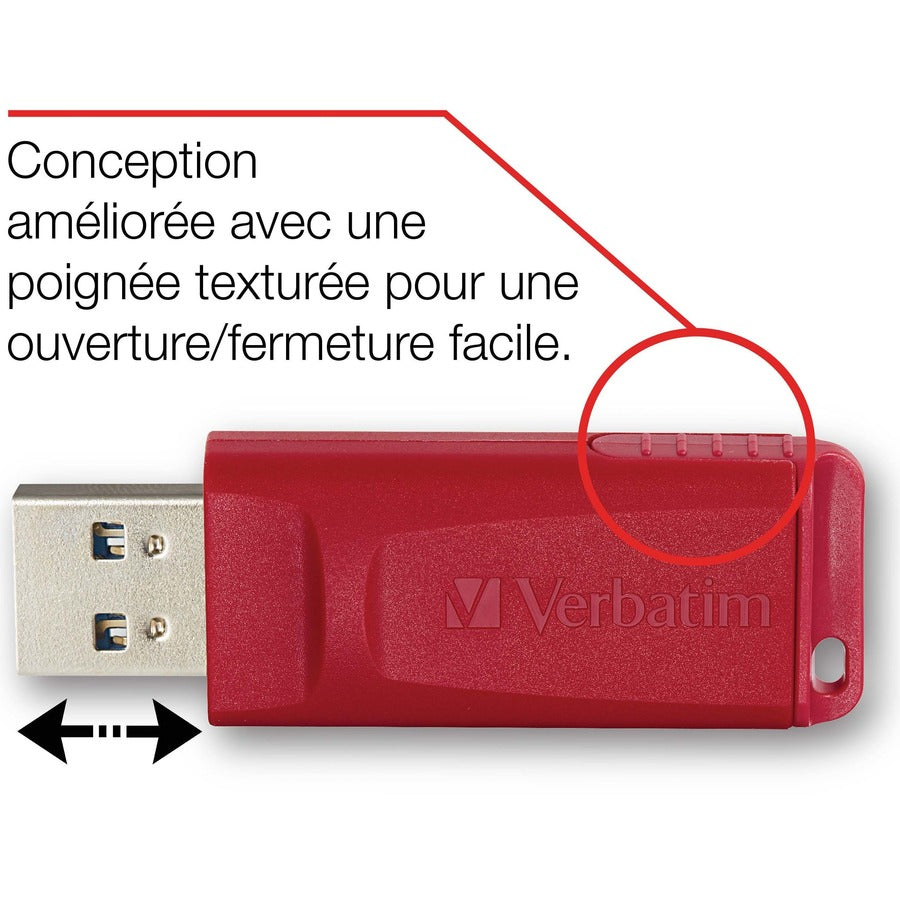 Verbatim 8GB Store 'n' Go USB Flash Drive - Red 95507