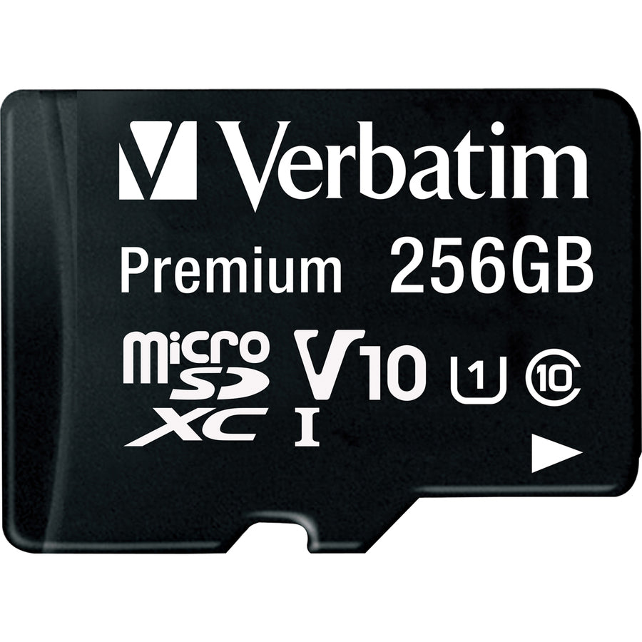 Verbatim Premium 256 GB Class 10/UHS-I (U1) microSDXC - 1 Pack 70364