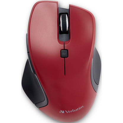 Verbatim USB-C&trade; Wireless Blue LED Mouse - Red 70246