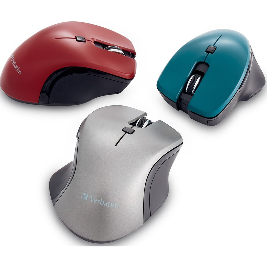 Verbatim USB-C&trade; Wireless Blue LED Mouse - Red 70246