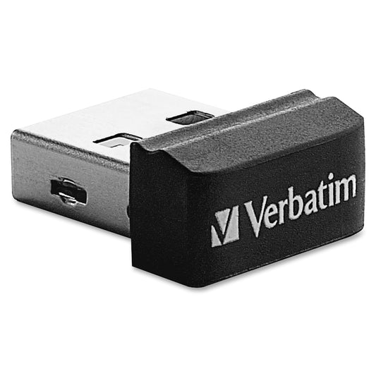 Verbatim 32GB Store 'n' Stay Nano USB Flash Drive - Black 98130