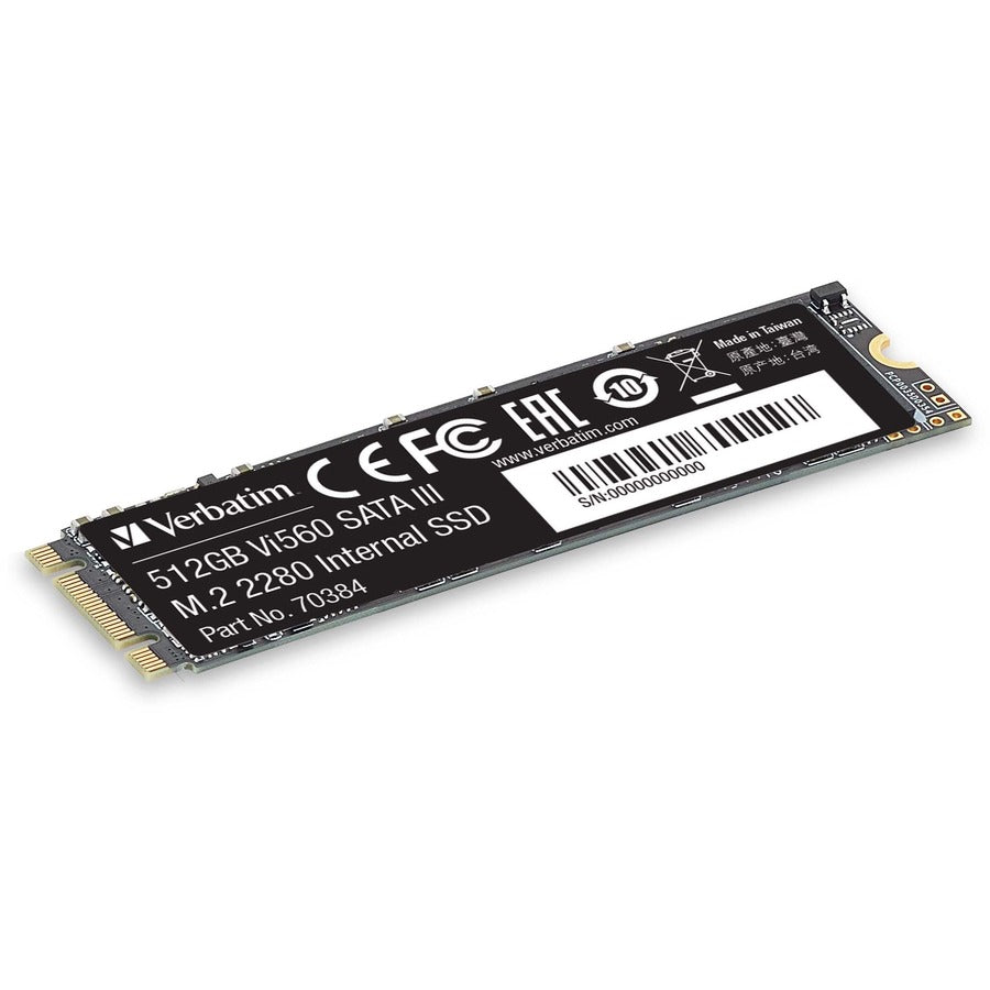 Verbatim Vi560 512 GB Solid State Drive - M.2 2280 Internal - SATA (SATA/600) 70384