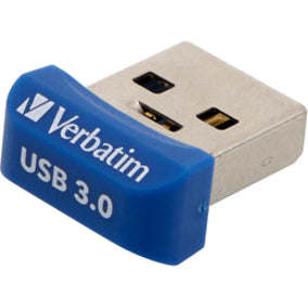 Verbatim 32GB Store 'n' Stay Nano USB 3.0 Flash Drive - Blue 98710