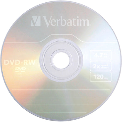 Verbatim DVD Rewritable Media - DVD-RW - 2x - 4.70 GB - 180 Pack Spindle 95179-6X30PK