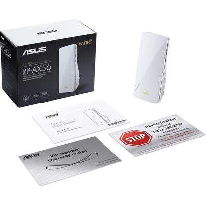 Asus RT-AX56U Dual Band 802.11ax 1.76 Gbit/s Wireless Range Extender - Indoor RP-AX56