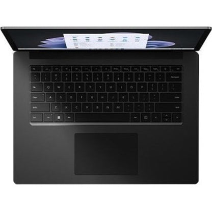 Microsoft Surface Laptop 5 15" Touchscreen Notebook - 2496 x 1664 - Intel Core i7 12th Gen i7-1265U - Intel Evo Platform - 16 GB Total RAM - 256 GB SSD - Matte Black RI9-00024