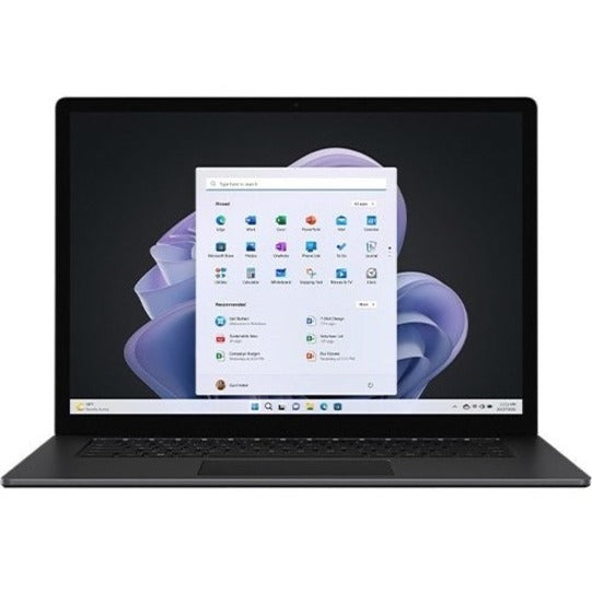 Microsoft Surface Laptop 5 15" Touchscreen Notebook - 2496 x 1664 - Intel Core i7 12th Gen i7-1265U - Intel Evo Platform - 16 GB Total RAM - 256 GB SSD - Matte Black RI9-00024