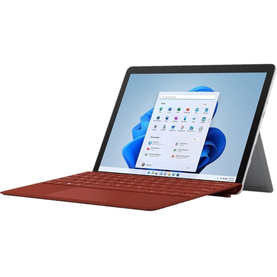 Microsoft Surface Go 3 Tablet - 10.5" - Core i3 10th Gen i3-10100Y Dual-core (2 Core) 1.30 GHz - 8 GB RAM - 256 GB SSD - Windows 11 Pro - 4G - Platinum 8VJ-00001