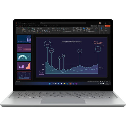 Microsoft Surface Laptop Go 2 12.4" Touchscreen Notebook - 1536 x 1024 - Intel Core i5 11th Gen i5-1135G7 Quad-core (4 Core) - 16 GB Total RAM - 16 GB On-board Memory - 256 GB SSD - Platinum KYM-00001