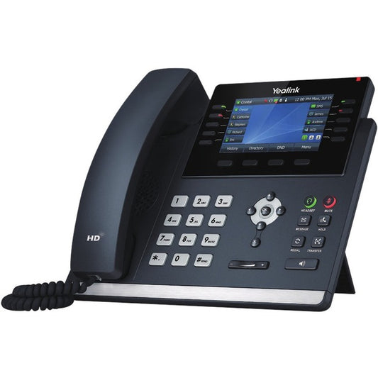 Yealink SIP-T46U IP Phone - Corded - Corded - Wall Mountable - Classic Gray SIP-T46U