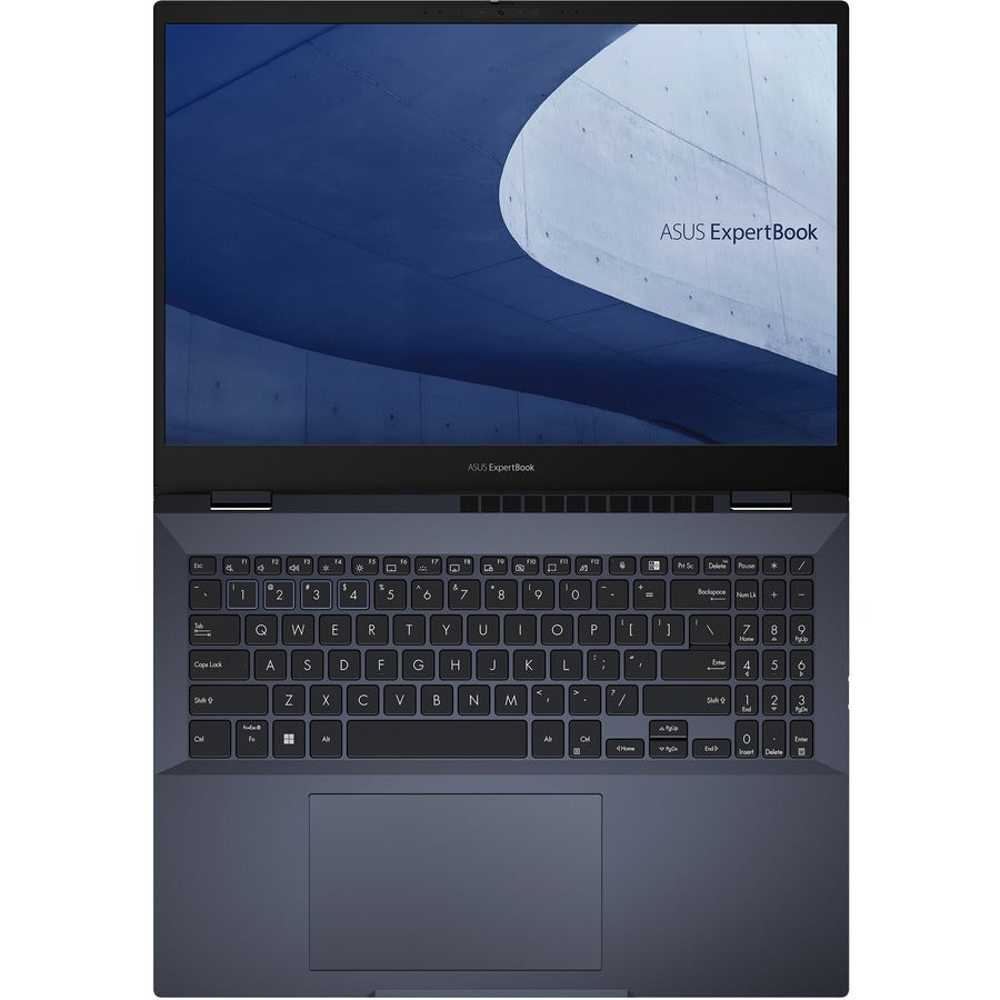 Ordinateur portable Asus ExpertBook B5 B5602 B5602CBA-C73P-CA 16" - WUXGA - 1920 x 1200 - Intel Core i7 12e génération i7-1260P Dodeca-core (12 cœurs) 2,10 GHz - 16 Go de RAM totale - 8 Go de mémoire embarquée - SSD 512 Go - Star Black B5602CBA-C73P-CA