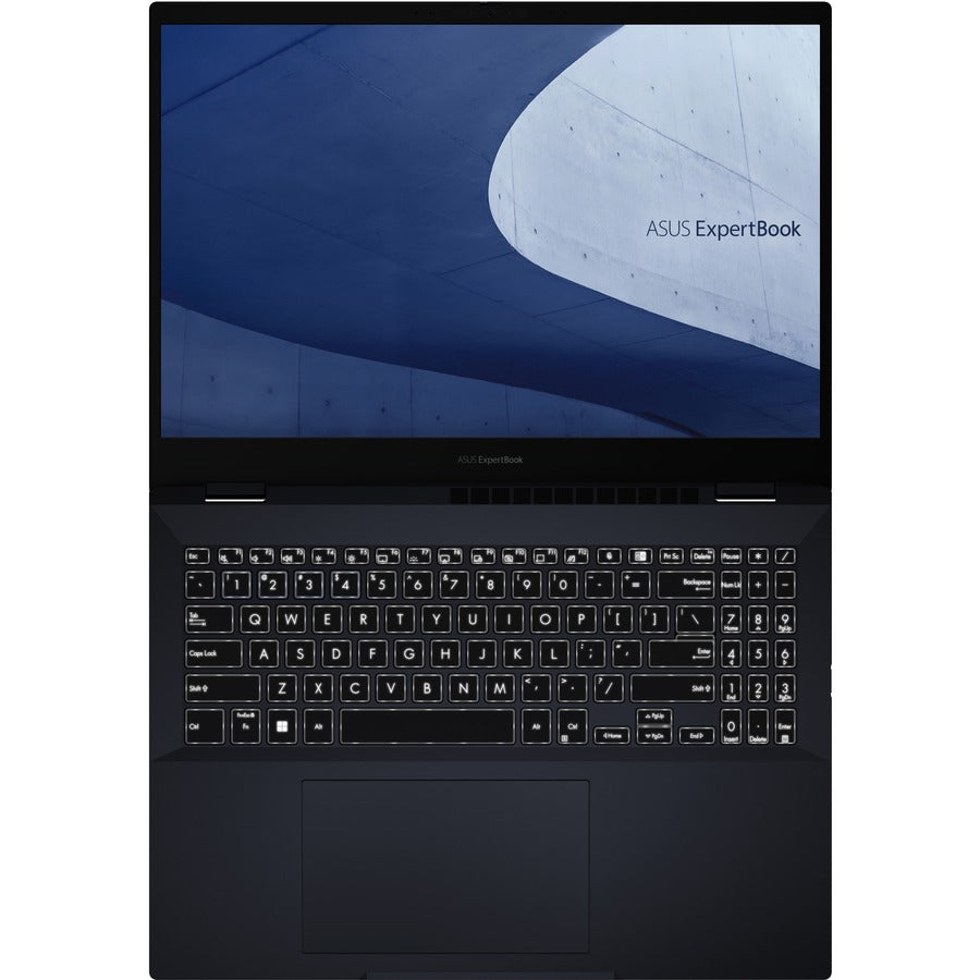 Ordinateur portable Asus ExpertBook B5 B5602 B5602CBA-Q73P-CB 16" - WUXGA - 1920 x 1200 - Intel Core i7 12e génération i7-1260P Dodeca-core (12 cœurs) 2,10 GHz - 16 Go de RAM totale - 8 Go de mémoire embarquée - SSD 512 Go - Star Black B5602CBA-Q73P-CB