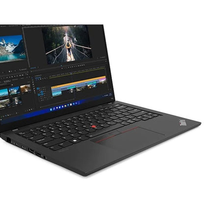 Lenovo ThinkPad T14 Gen 3 21CF005TUS 14" Notebook - WUXGA - 1920 x 1200 - AMD Ryzen 5 PRO 6650U Hexa-core (6 Core) 2.90 GHz - 16 GB Total RAM - 16 GB On-board Memory - 256 GB SSD - Thunder Black 21CF005TUS