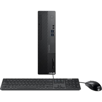 Ordinateur de bureau Asus ExpertCenter D500SD-Q31P - Intel Core i3 12e génération i3-12100 Quad-core (4 cœurs) 3,30 GHz - 8 Go de RAM DDR4 SDRAM - 256 Go de SSD M.2 PCI Express NVMe 3.0 - Petit facteur de forme - Noir D500SD-Q31P