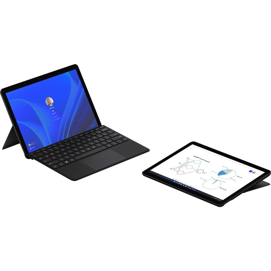 Microsoft Surface Go 3 Tablet - 10.5" - Core i3 10th Gen i3-10100Y Dual-core (2 Core) 1.30 GHz - 8 GB RAM - 256 GB SSD - Windows 11 Pro - 4G - Matte Black 8VJ-00014