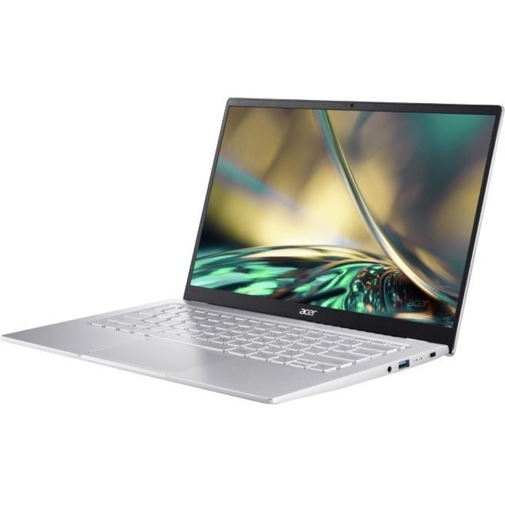 Acer Swift 3 SF314-44 SF314-44-R9LL 14" Notebook - Full HD - 1920 x 1080 - AMD Ryzen 7 5825U Octa-core (8 Core) 2 GHz - 16 GB Total RAM - 1 TB SSD - Pure Silver NX.K0UAA.003