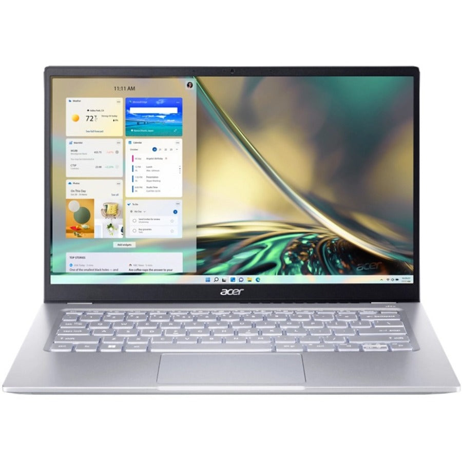 Acer Swift 3 SF314-44 SF314-44-R9LL 14" Notebook - Full HD - 1920 x 1080 - AMD Ryzen 7 5825U Octa-core (8 Core) 2 GHz - 16 GB Total RAM - 1 TB SSD - Pure Silver NX.K0UAA.003