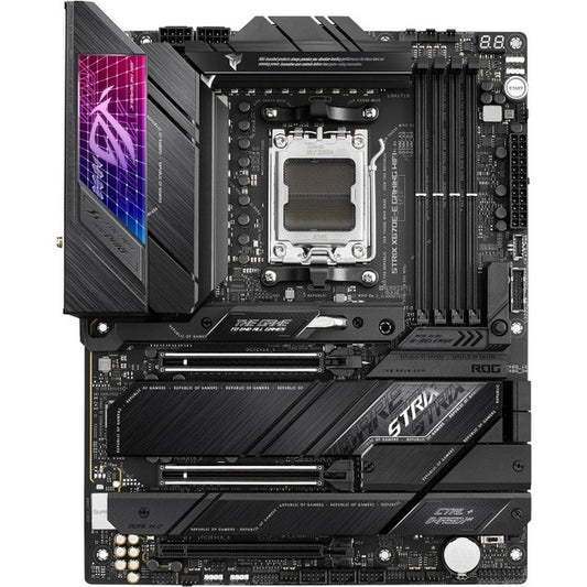 Asus ROG Strix X670E-E GAMING WIFI Gaming Desktop Motherboard - AMD X670 Chipset - Socket AM5 - ATX ROGSTRIXX670E-EGAMINGWIFI