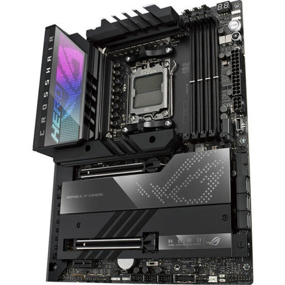 Asus ROG Crosshair X670E HERO Gaming Desktop Motherboard - AMD X670 Chipset - Socket AM5 - ATX ROGCROSSHAIRX670EHERO