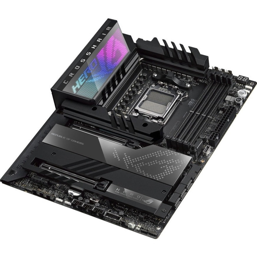 Asus ROG Crosshair X670E HERO Gaming Desktop Motherboard - AMD X670 Chipset - Socket AM5 - ATX ROGCROSSHAIRX670EHERO