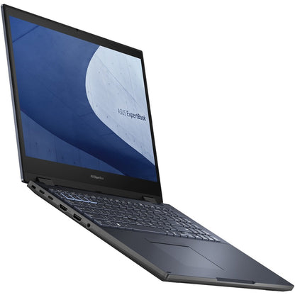 Asus ExpertBook B2 Flip B2502F B2502FBA-Q53P-CB 15.6" Touchscreen Convertible 2 in 1 Notebook - Full HD - 1920 x 1080 - Intel Core i5 12th Gen i5-1240P Dodeca-core (12 Core) 1.70 GHz - 16 GB Total RAM - 512 GB SSD - Star Black B2502FBA-Q53P-CB