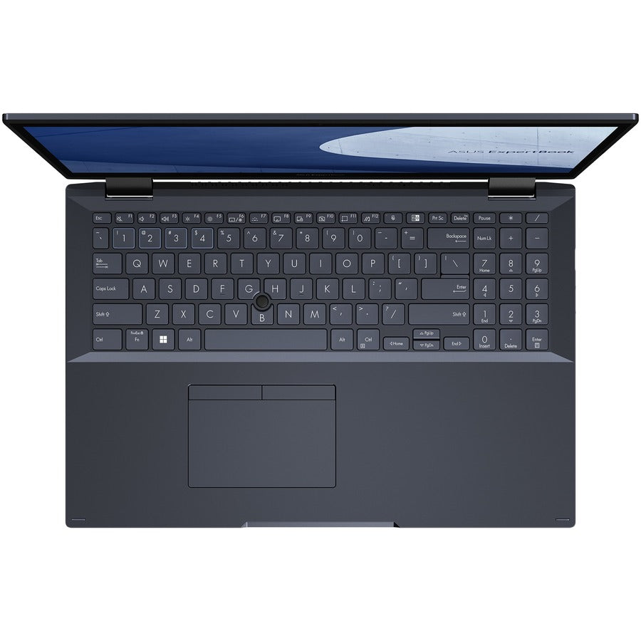 Asus ExpertBook B2 Flip B2502F B2502FBA-Q53P-CB 15.6" Touchscreen Convertible 2 in 1 Notebook - Full HD - 1920 x 1080 - Intel Core i5 12th Gen i5-1240P Dodeca-core (12 Core) 1.70 GHz - 16 GB Total RAM - 512 GB SSD - Star Black B2502FBA-Q53P-CB