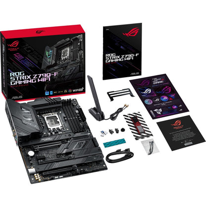 Asus ROG Strix STRIX Z790-F Gaming WIFI Gaming Desktop Motherboard - Intel Z790 Chipset - Socket LGA-1700 - ATX ROGSTRIXZ790-FGAMINGWIFI