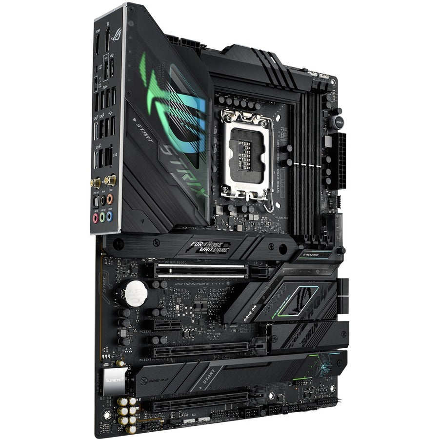 Asus ROG Strix STRIX Z790-F Gaming WIFI Gaming Desktop Motherboard - Intel Z790 Chipset - Socket LGA-1700 - ATX ROGSTRIXZ790-FGAMINGWIFI