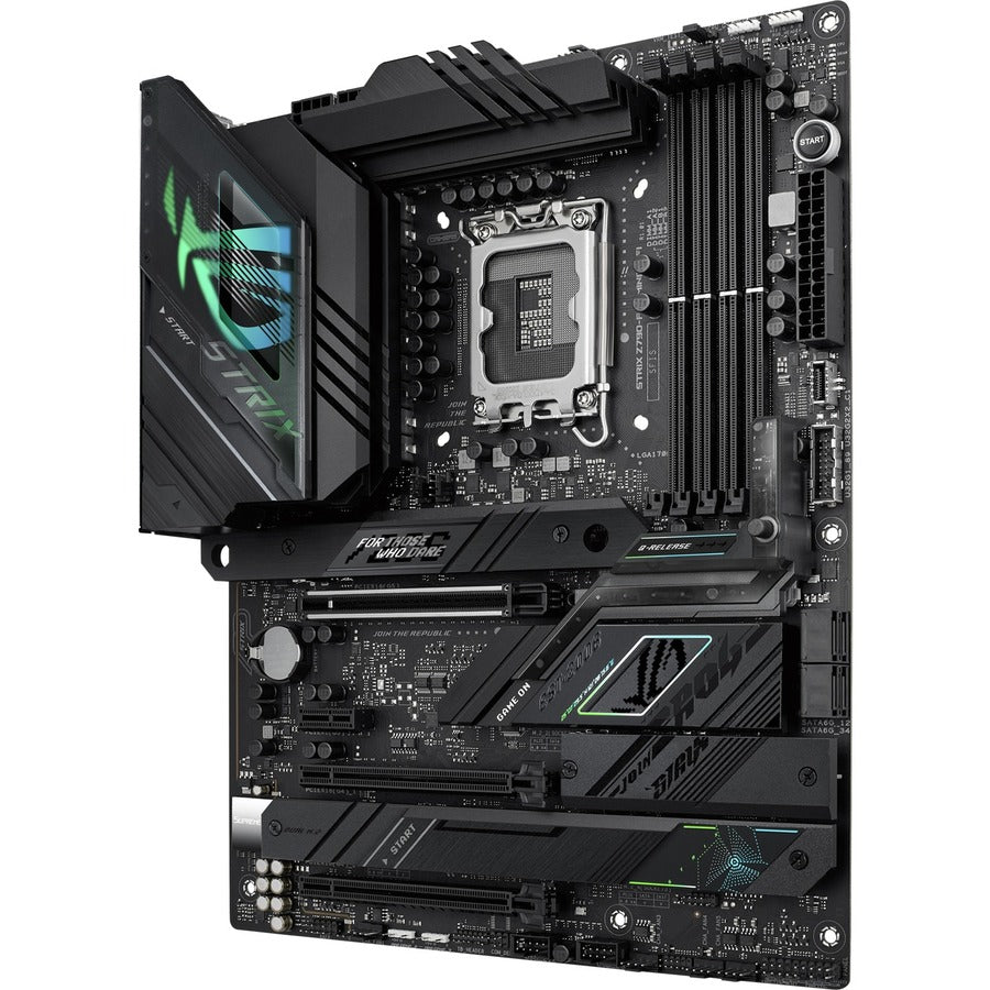 Asus ROG Strix STRIX Z790-F Gaming WIFI Gaming Desktop Motherboard - Intel Z790 Chipset - Socket LGA-1700 - ATX ROGSTRIXZ790-FGAMINGWIFI