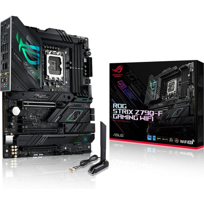 Asus ROG Strix STRIX Z790-F Gaming WIFI Gaming Desktop Motherboard - Intel Z790 Chipset - Socket LGA-1700 - ATX ROGSTRIXZ790-FGAMINGWIFI