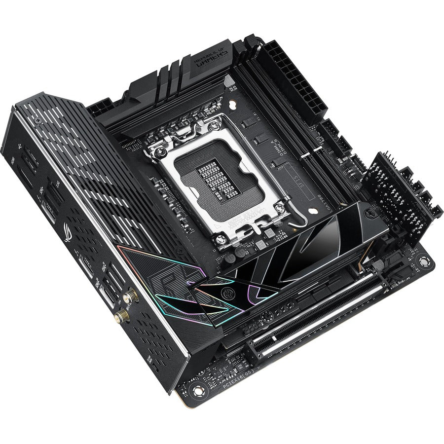 Asus ROG Strix STRIX Z790-I GAMING WIFI Gaming Desktop Motherboard - Intel Z790 Chipset - Socket LGA-1700 - Mini ITX ROGSTRIXZ790-IGAMINGWIFI