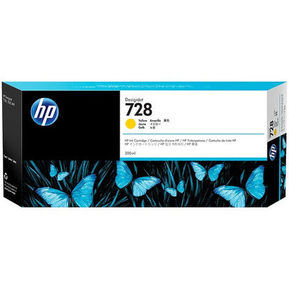 HP 728 Original Extra High Yield Inkjet Ink Cartridge - Yellow Pack F9K15A