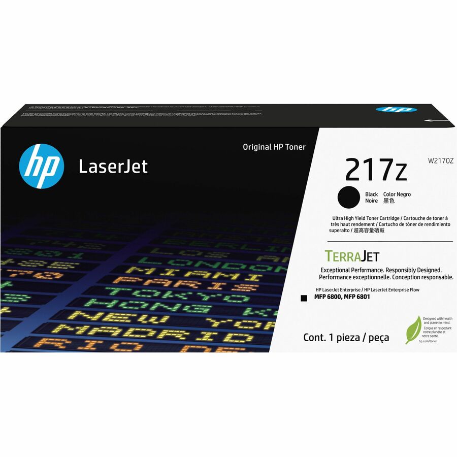 HP 217Z Original Laser Toner Cartridge - Black Pack W2170Z