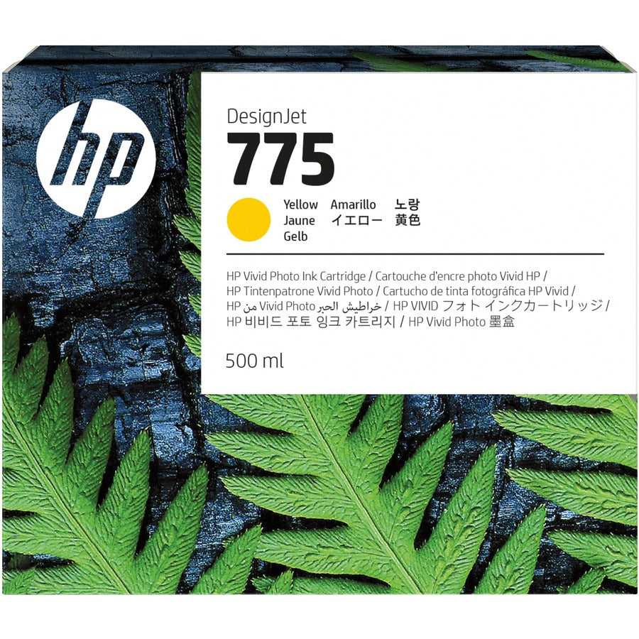 HP 775 Original Inkjet Ink Cartridge - Yellow Pack 1XB19A