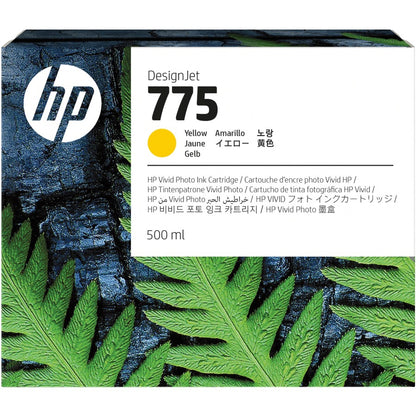 HP 775 Original Inkjet Ink Cartridge - Yellow Pack 1XB19A