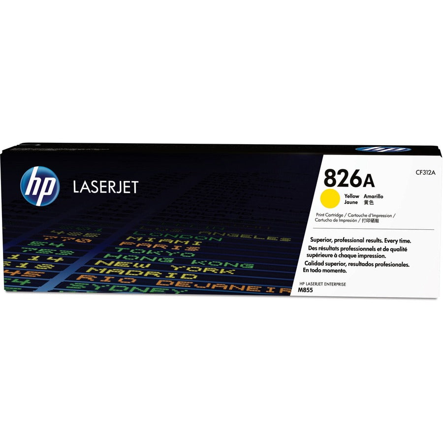 HP 826A (CF312A) Original Standard Yield Laser Toner Cartridge - Single Pack - Yellow - 1 Each CF312A