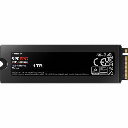 Samsung 990 PRO 1 TB Solid State Drive - M.2 2280 Internal - PCI Express NVMe (PCI Express NVMe 4.0 x4) MZ-V9P1T0CW