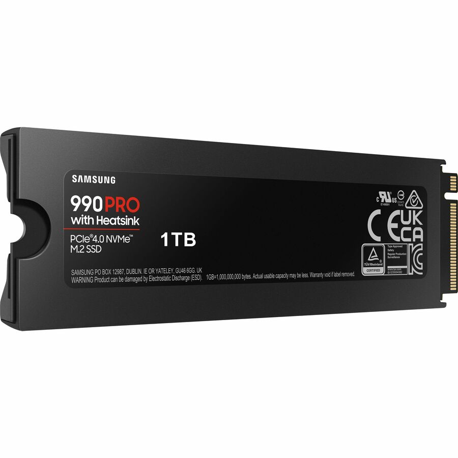 Samsung 990 PRO 1 TB Solid State Drive - M.2 2280 Internal - PCI Express NVMe (PCI Express NVMe 4.0 x4) MZ-V9P1T0CW