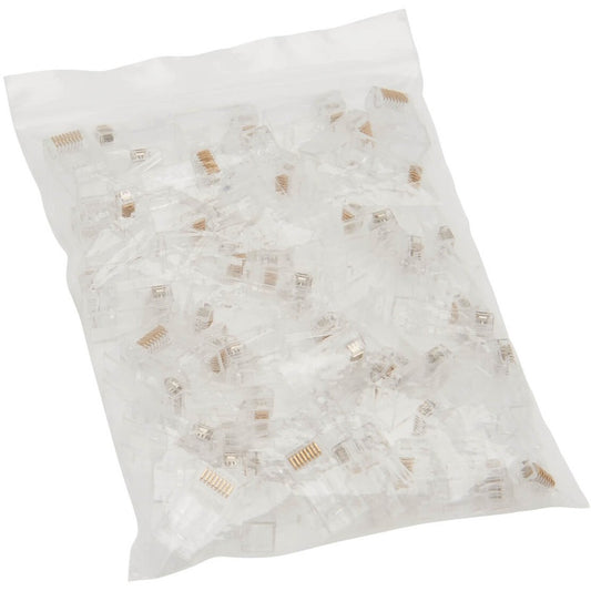 Tripp Lite Cat6 RJ45 Pass-Through UTP Modular Plug, 50 Pack N232-050-UTP