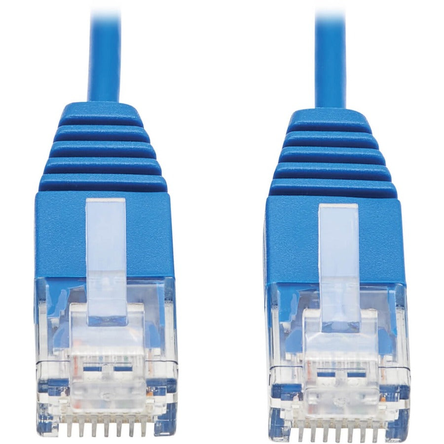 Tripp Lite N200-UR6N-BL Cat6 Ultra-Slim Ethernet Cable (RJ45 M/M), Blue, 6 in. N200-UR6N-BL