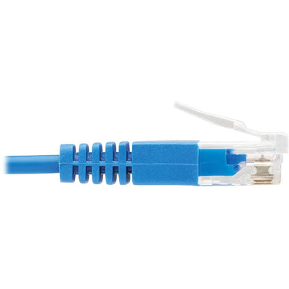 Tripp Lite N200-UR6N-BL Cat6 Ultra-Slim Ethernet Cable (RJ45 M/M), Blue, 6 in. N200-UR6N-BL