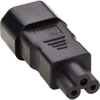 Tripp Lite IEC C14 to IEC C5 Power Cord Adapter - 10A, 250V, Black P014-000